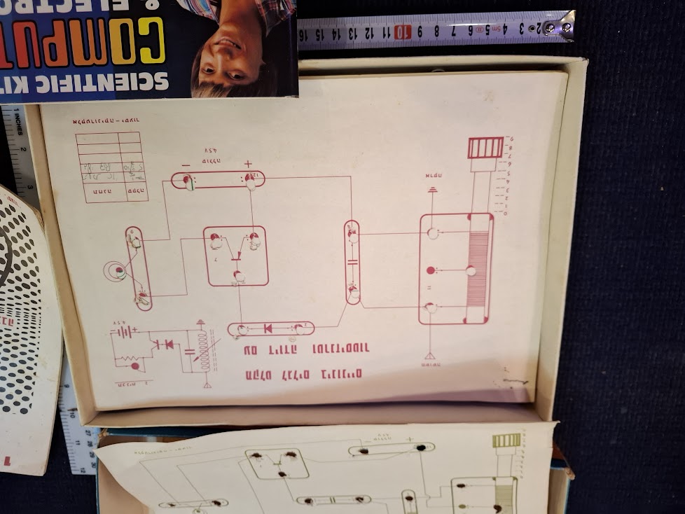 Vintage The Young Electronician Electronic Kit for Learning for Children [GAM10335]