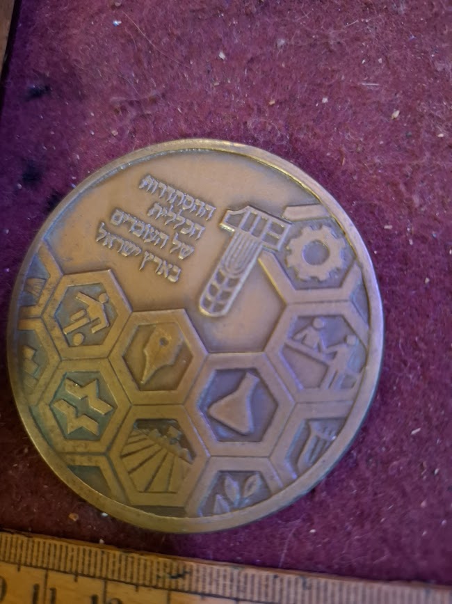 Israel bronza medal - The General Histadrut of Workers in the Land of Israel [ISR10295]