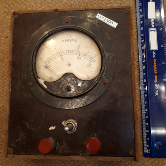 Amper meter analog, very old [INS10163]