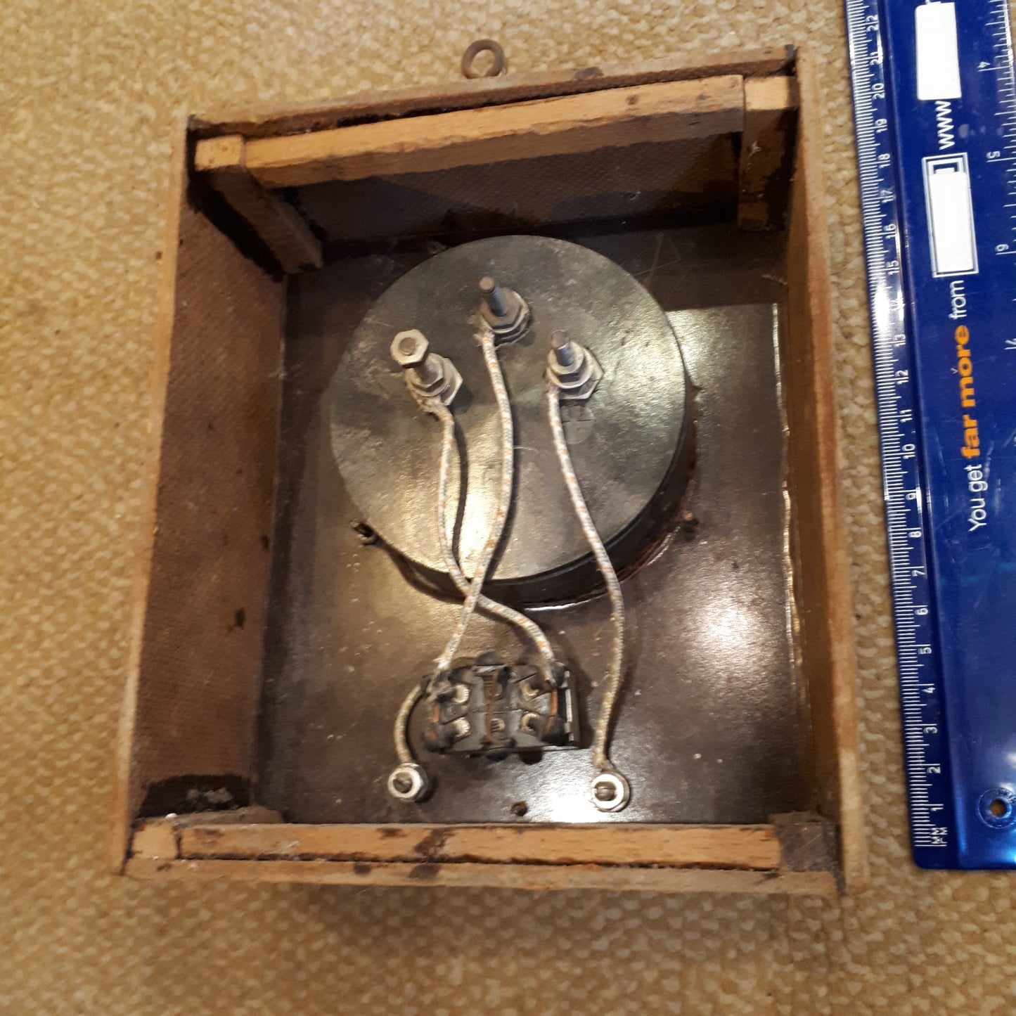 Amper meter analog, very old [INS10163]