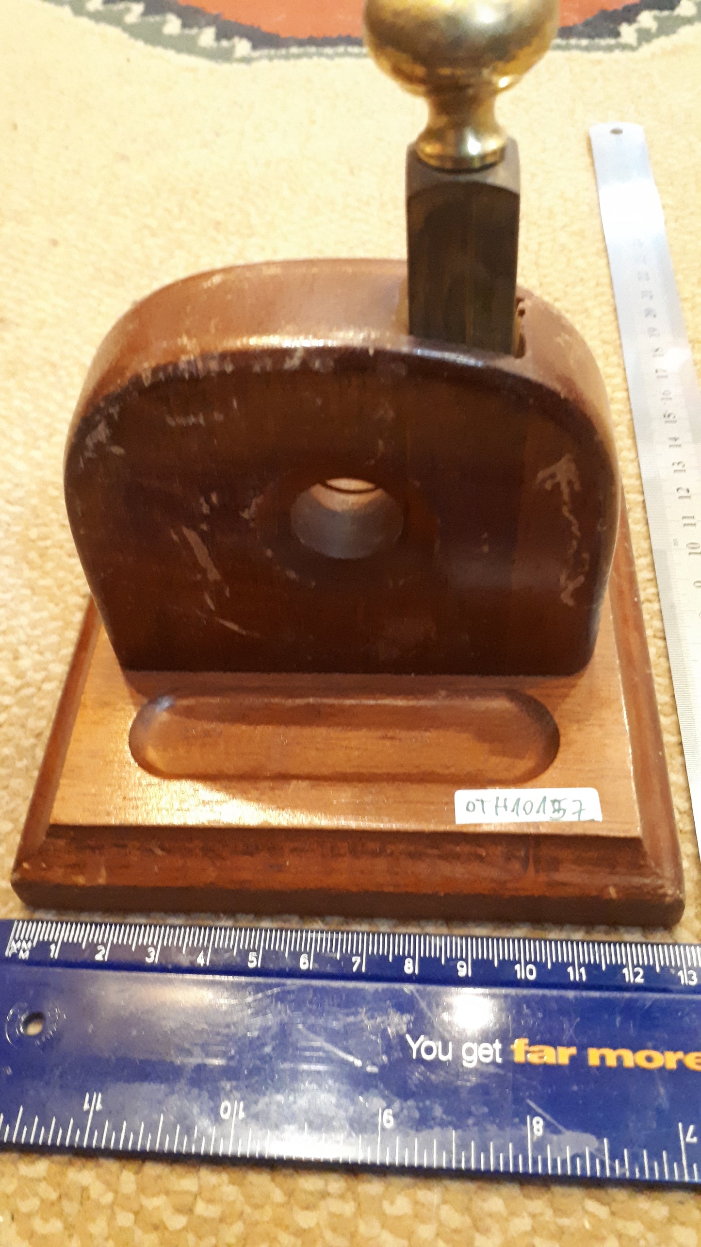 מגש נחושת למזכרת של יצחק רבין [ISR10136] 