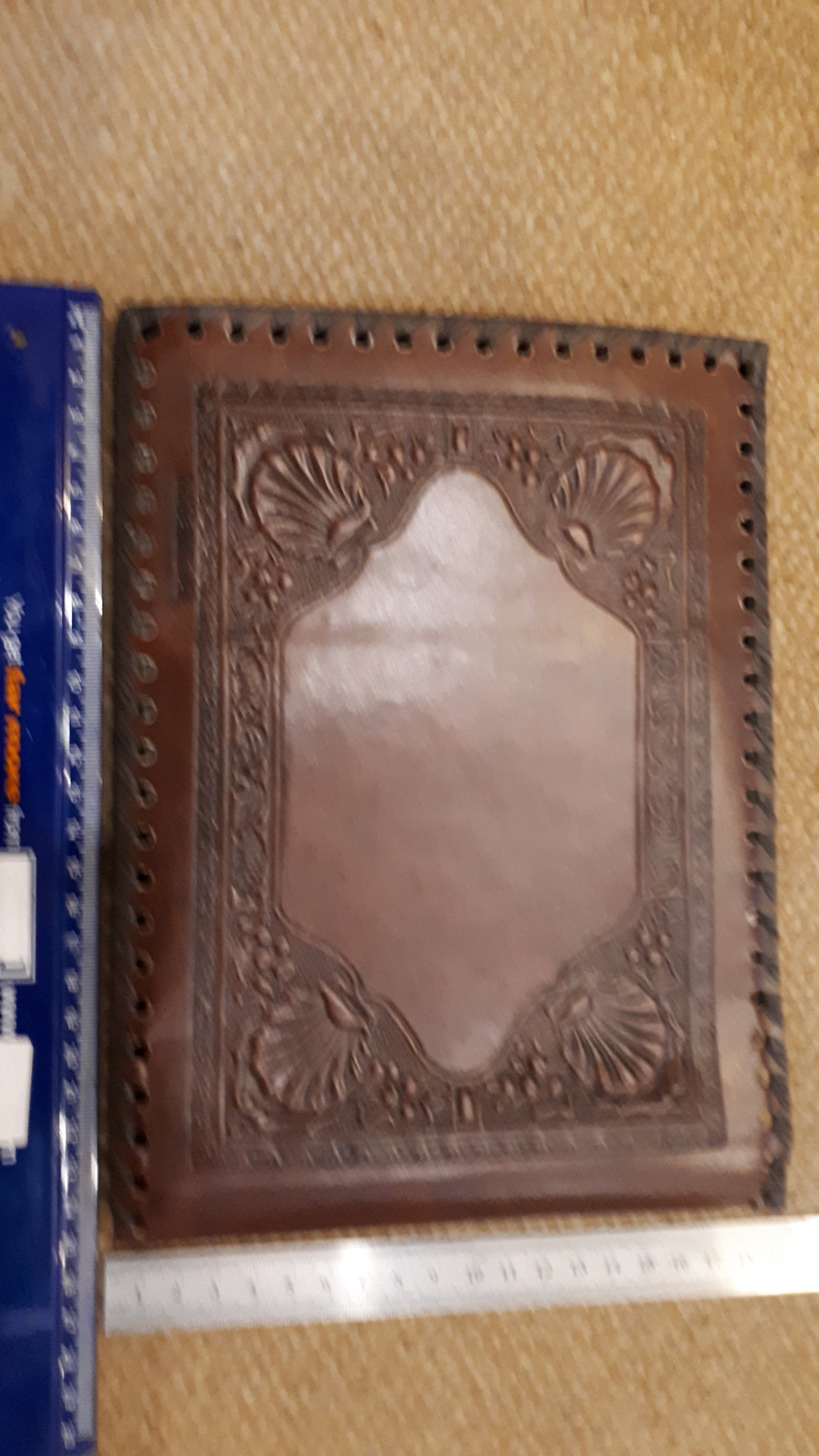 מגש נחושת למזכרת של יצחק רבין [ISR10136] 