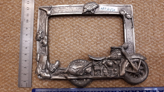 Picture frame, old motorcycle, metal unique [ART10120]