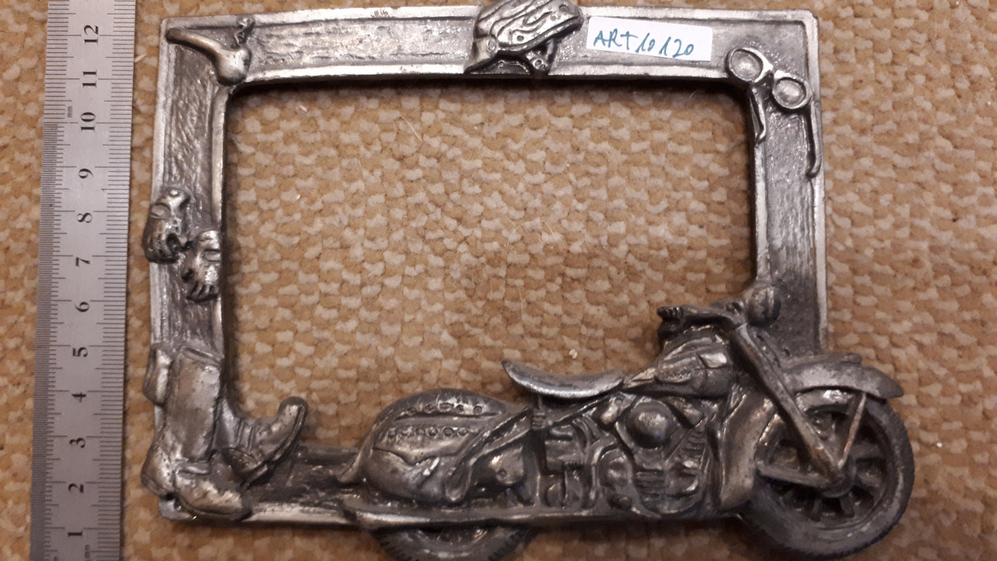 Picture frame, old motorcycle, metal unique [ART10120]