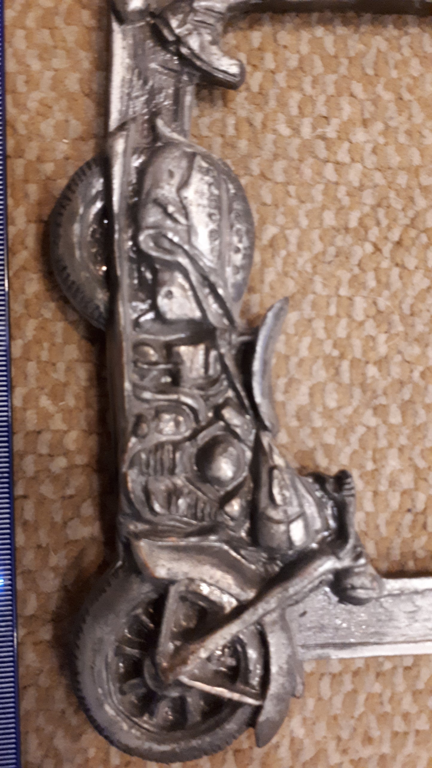 Picture frame, old motorcycle, metal unique [ART10120]