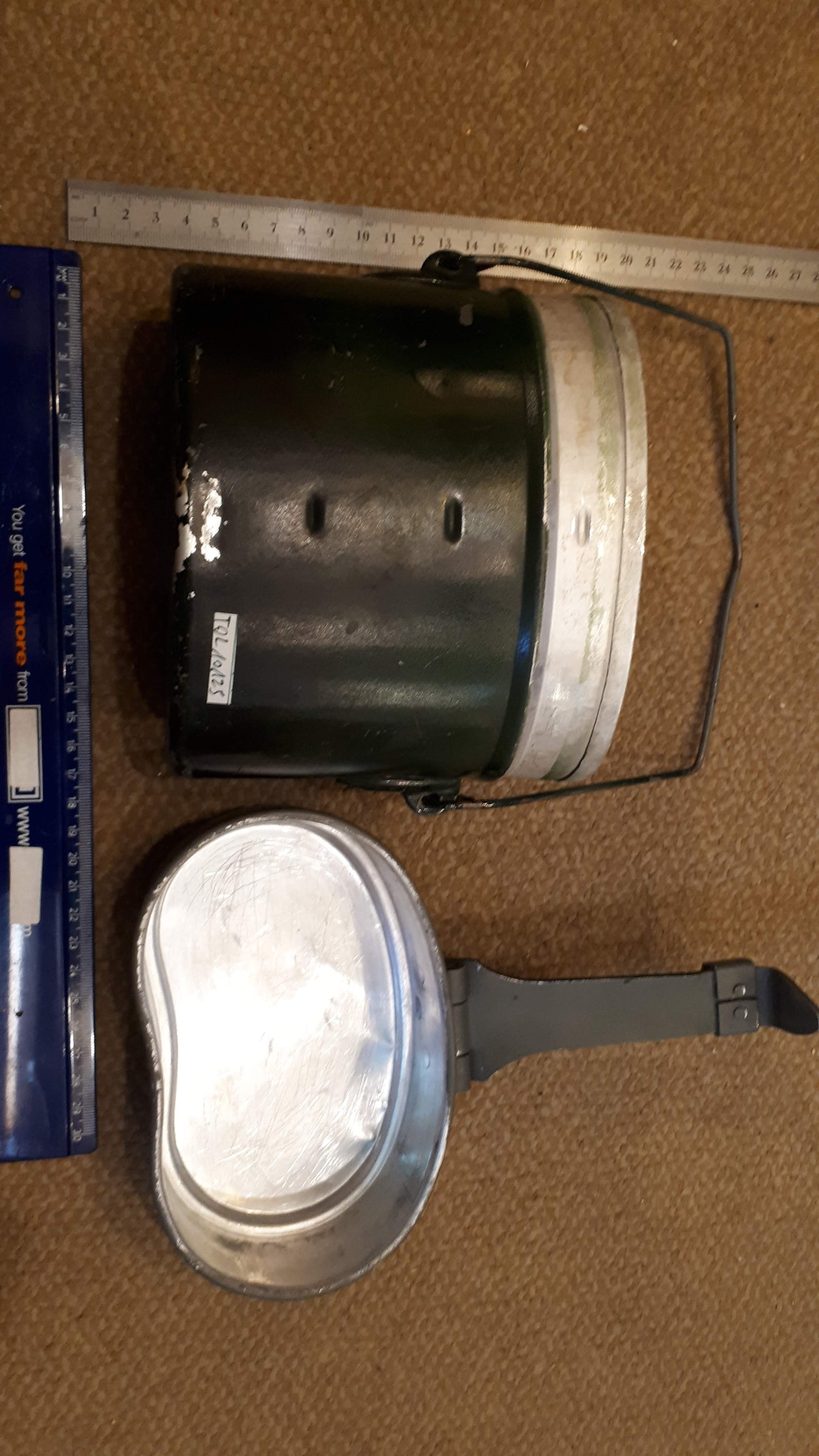 Aluminum old army mess tin [ARM10183]