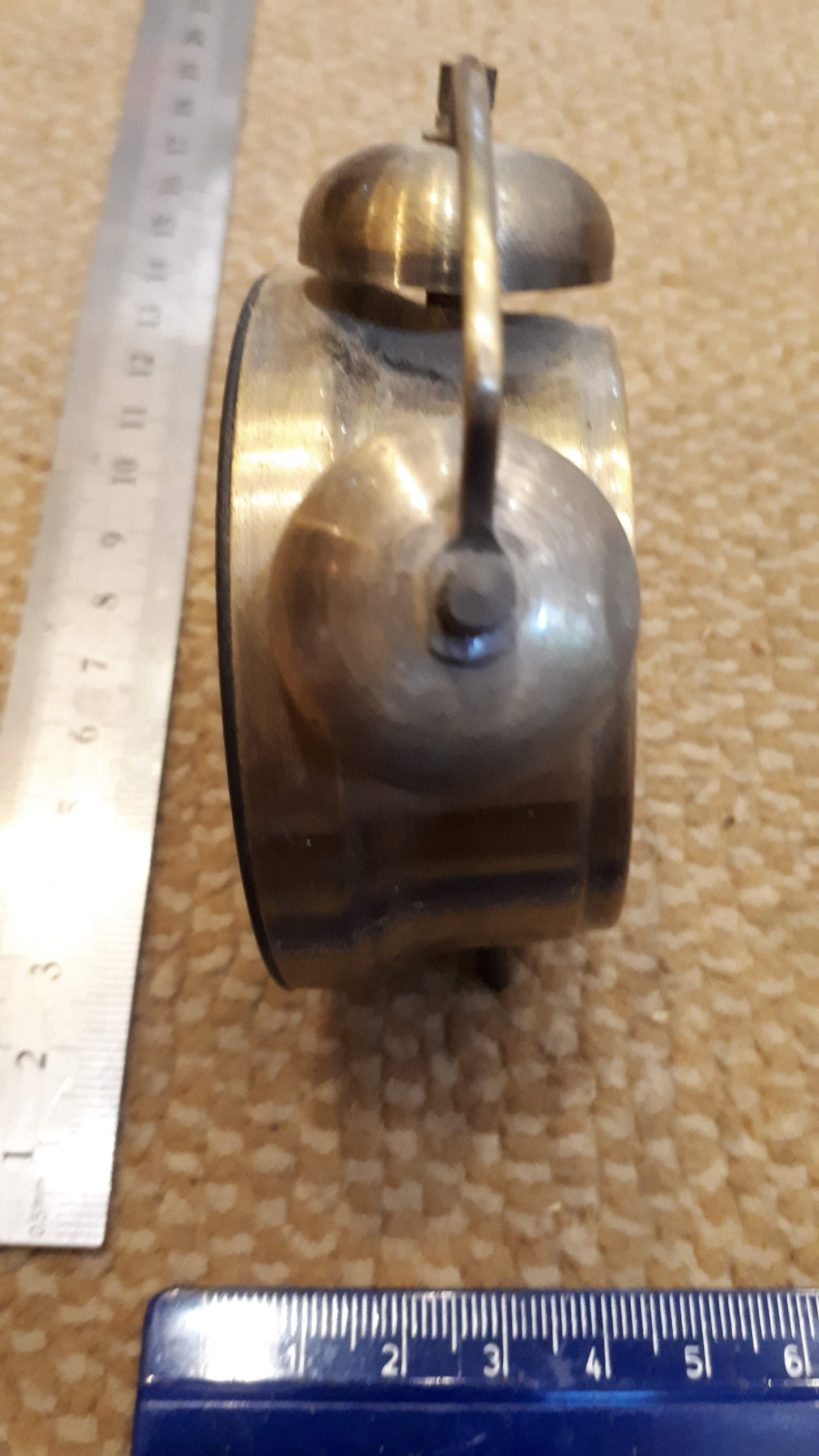 מגש נחושת למזכרת של יצחק רבין [ISR10136] 