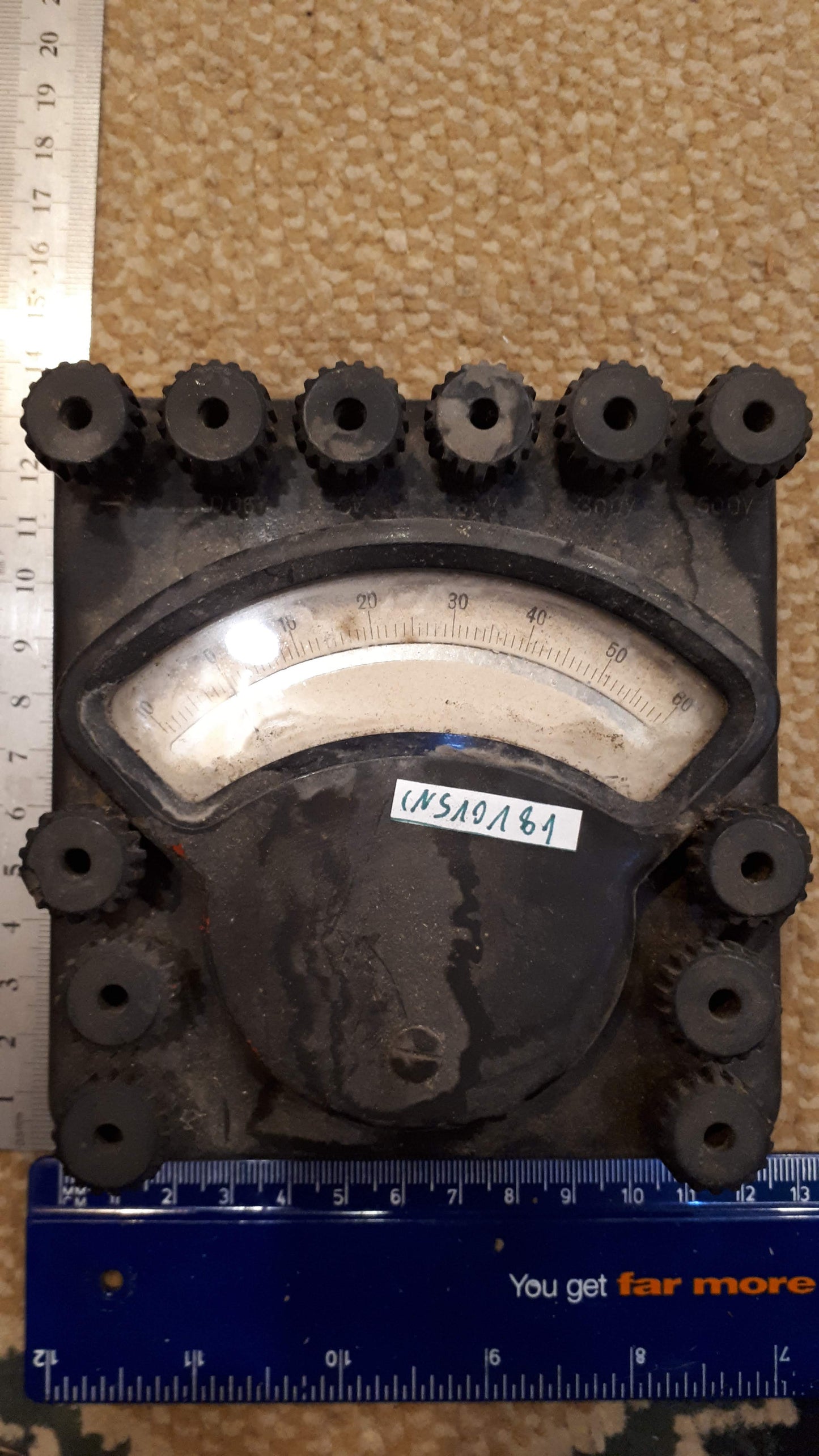 Old Electrical volt meter [INS10181]