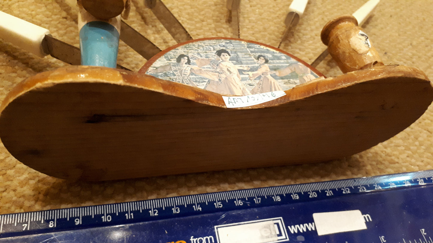 Vintage Kitchen Kniveswood wooden holder [ART10146]