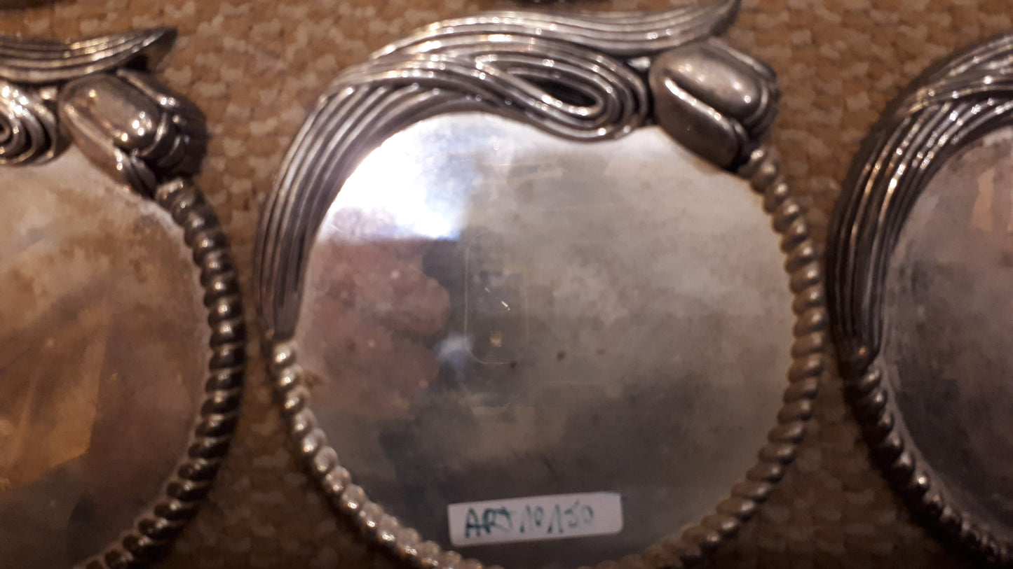 Vintage Bottom set for cups silver coating [ART10150]