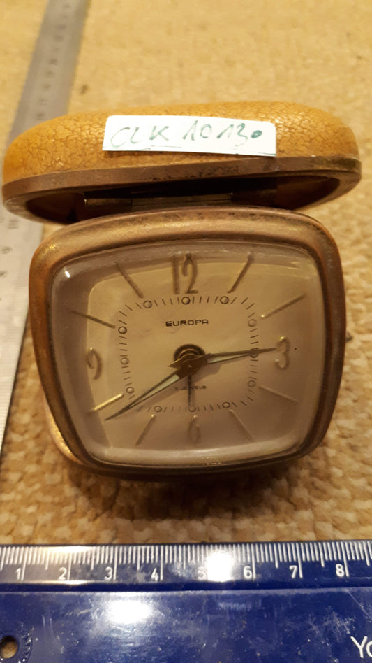 Vintage mechanical traveling clock [CLK10130]