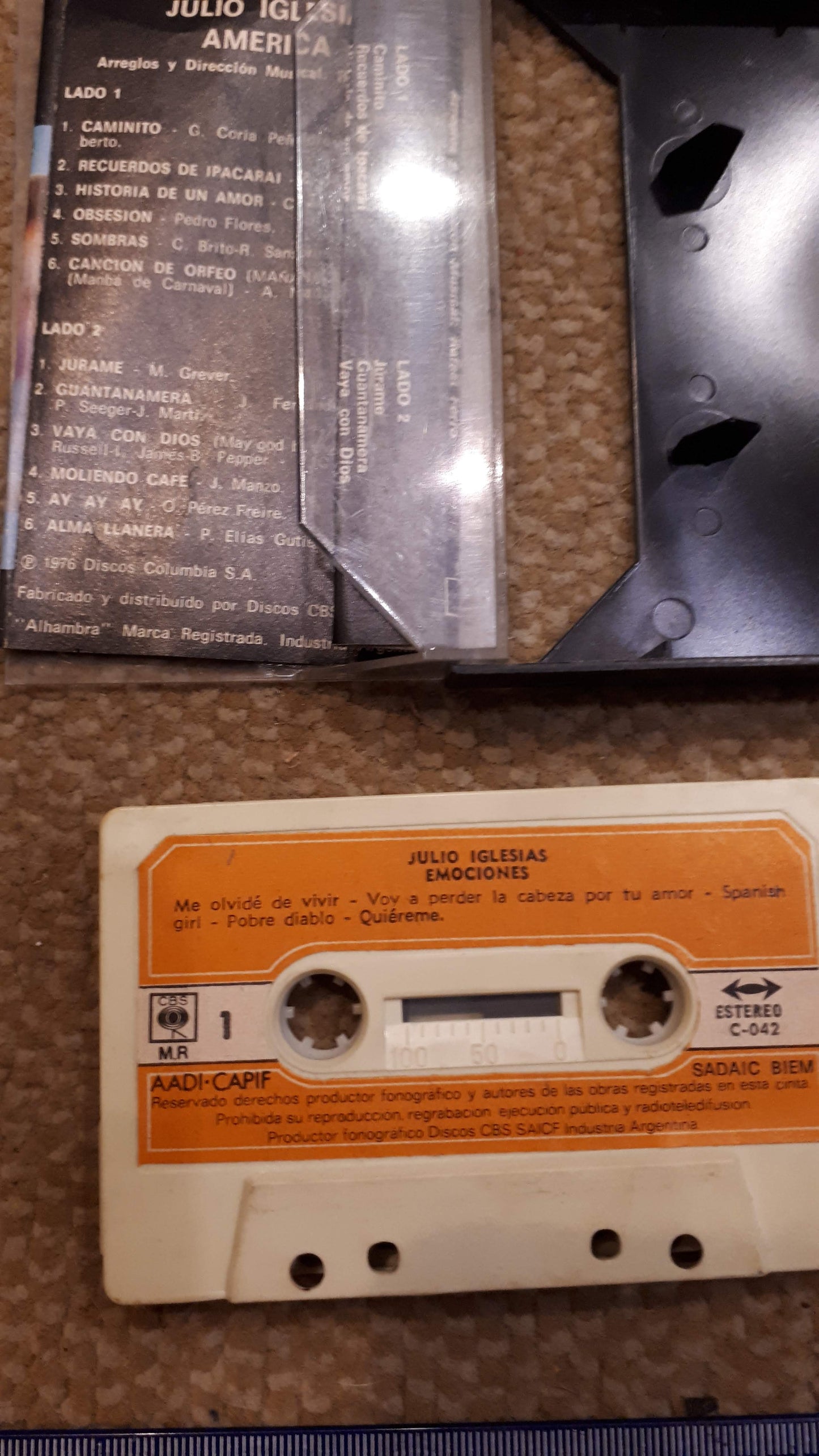 Audio cassette album, Julio Iglesias [ENT10149]