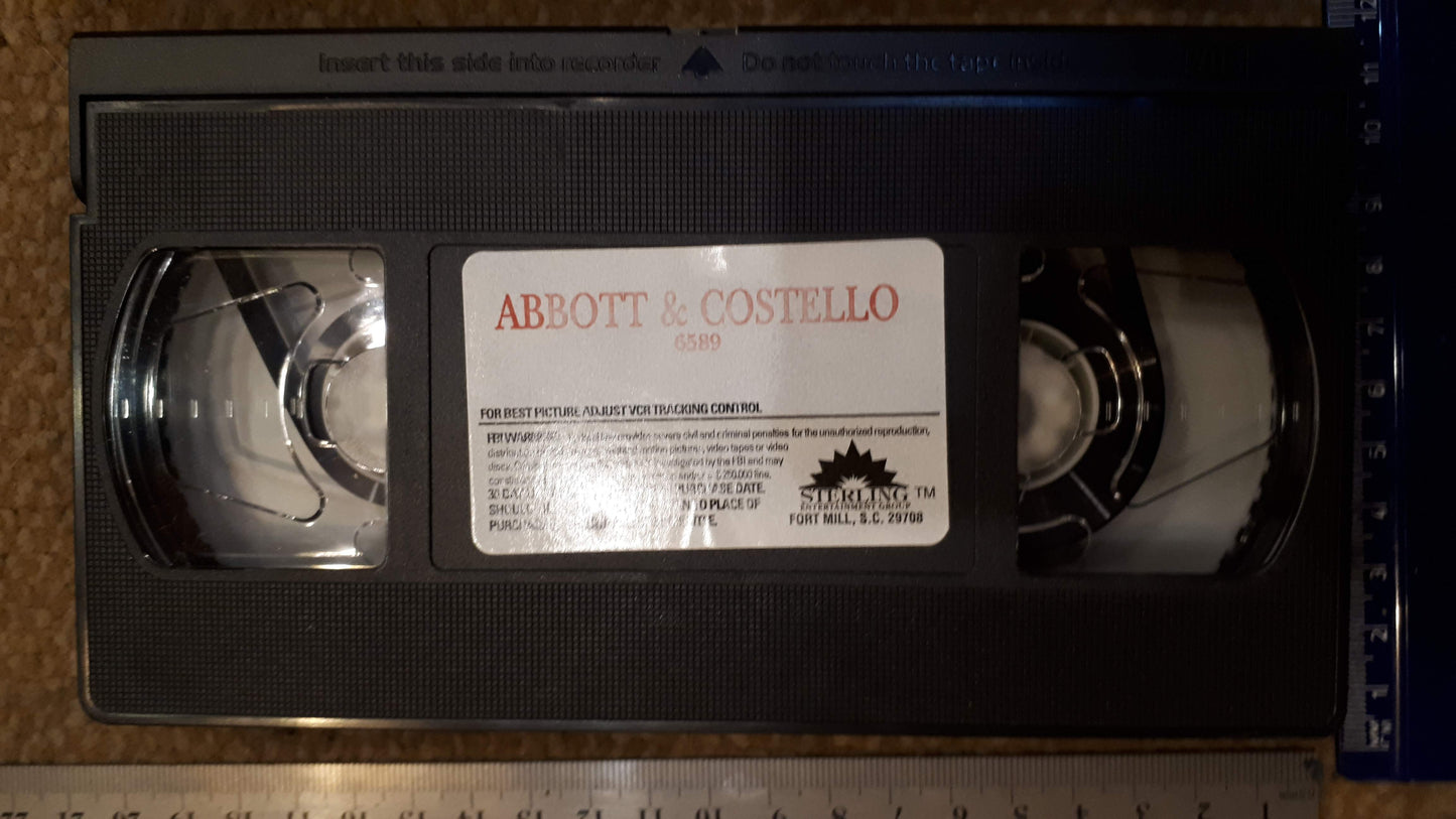 Abbot&Costello Whae on first video cassette [ENT10155]