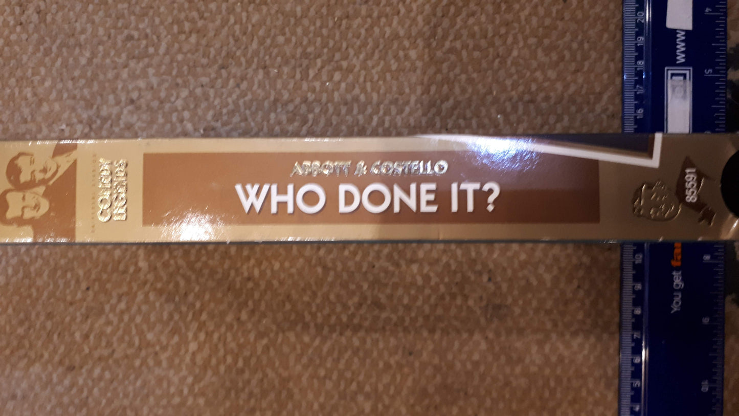 Abbot&Costello who done it video cassette [ENT10153]