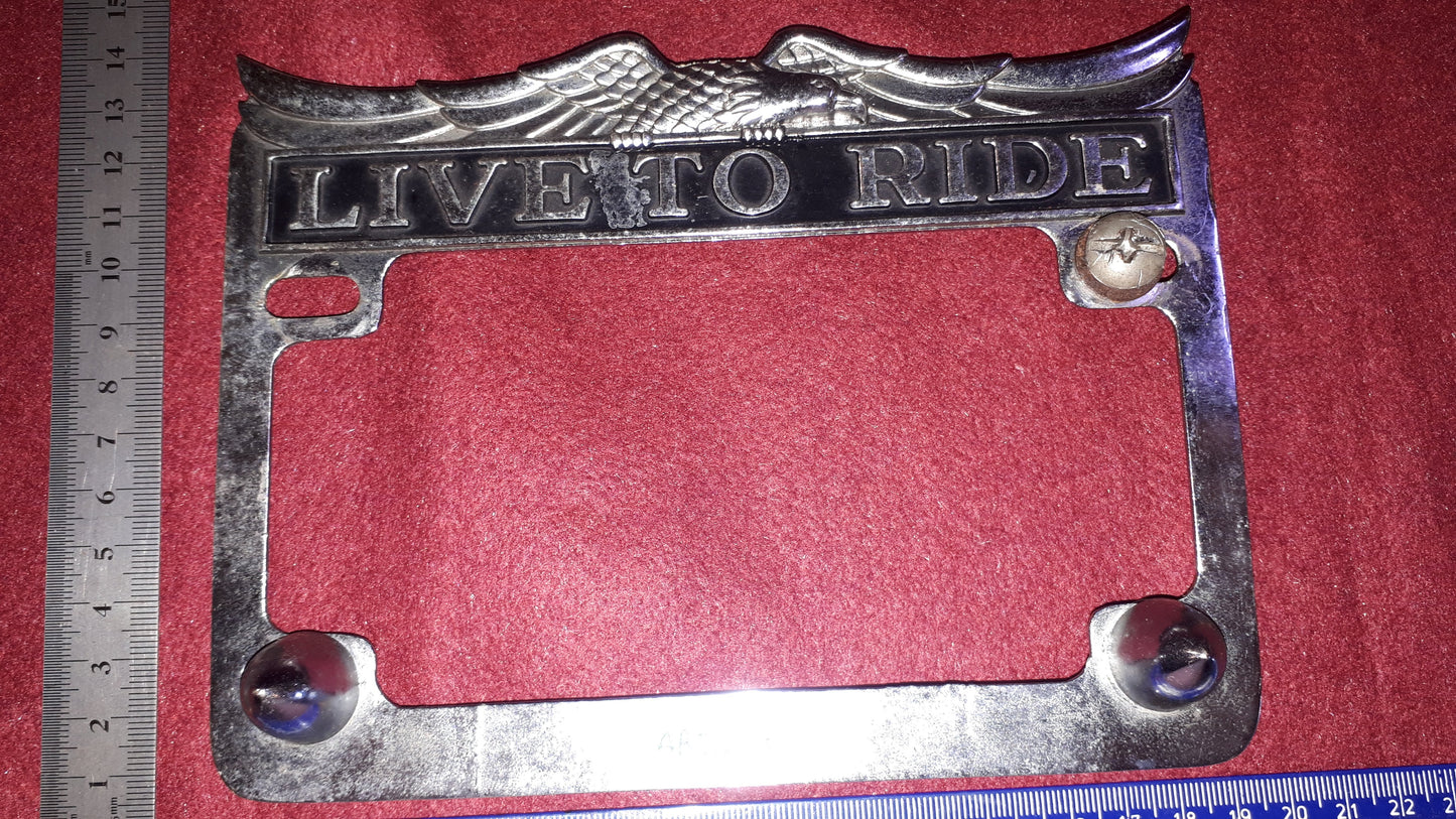 Motorcycle old number frame - rare [ART10157]
