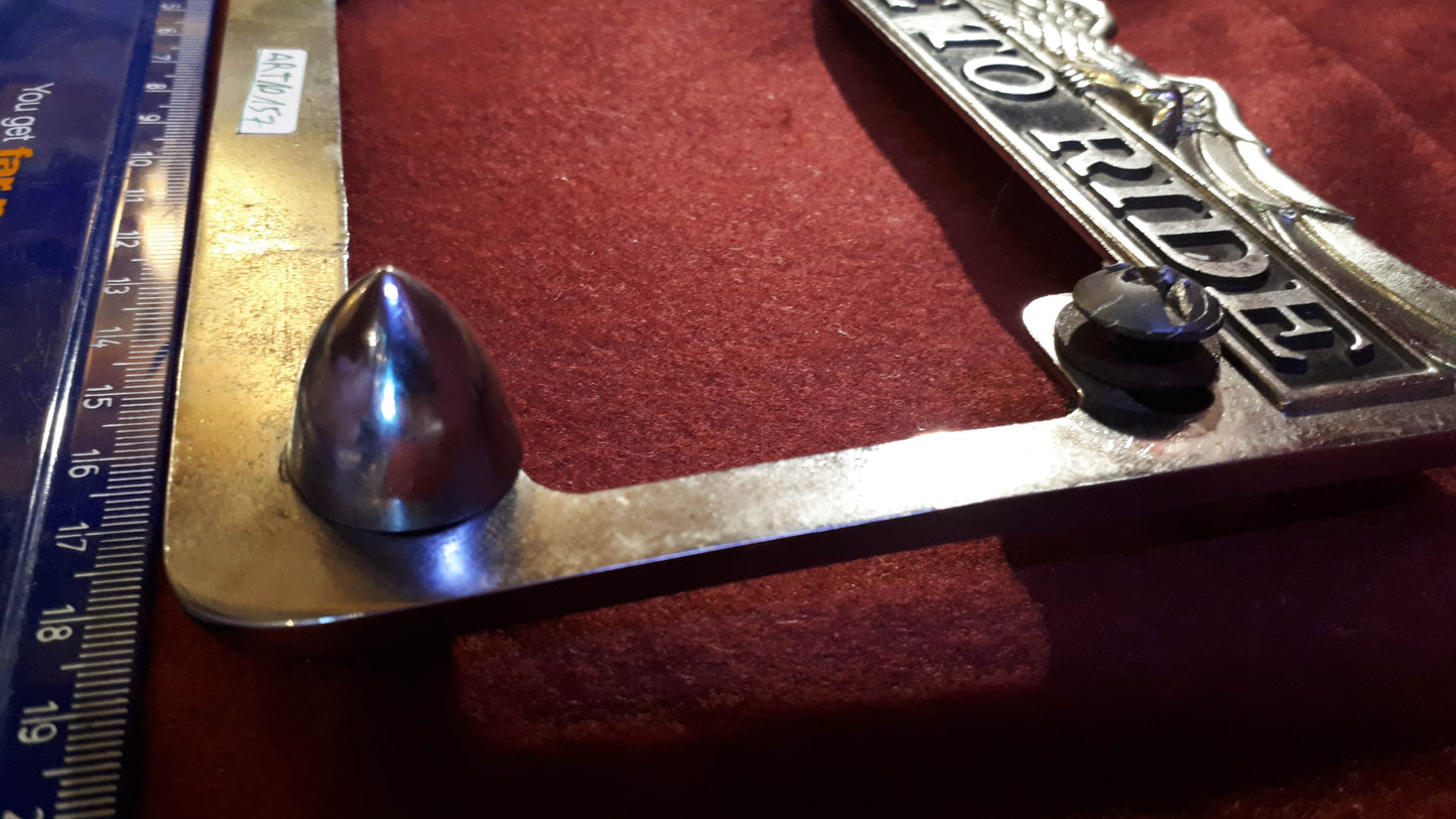 Motorcycle old number frame - rare [ART10157]
