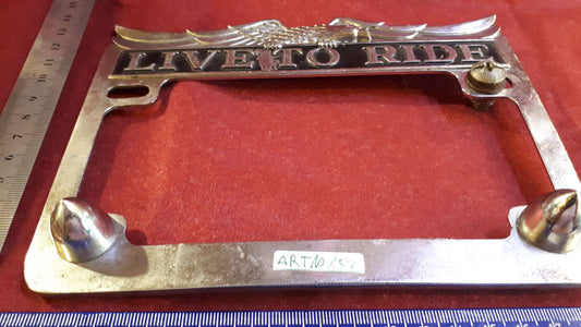 Motorcycle old number frame - rare [ART10157]