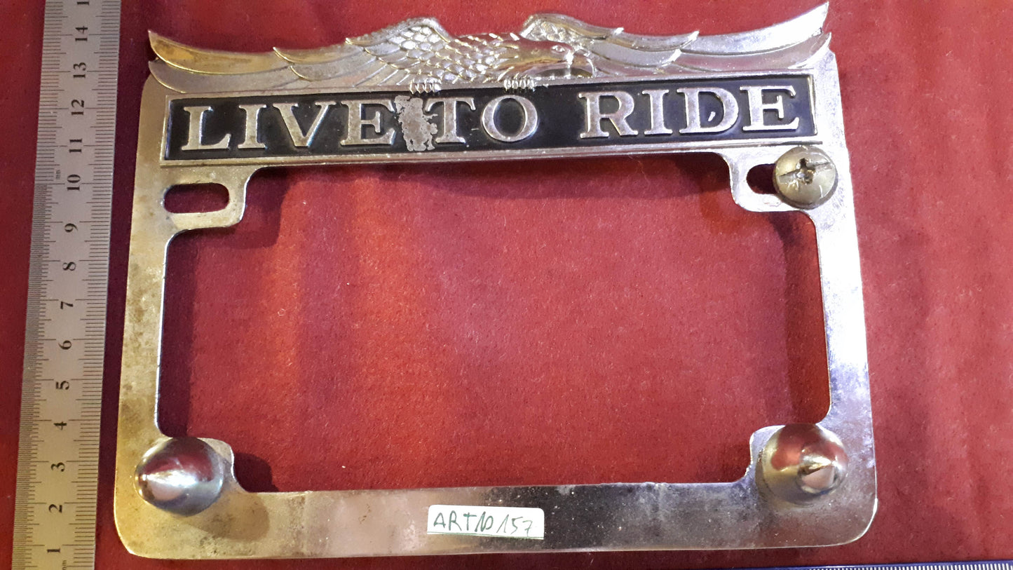 Motorcycle old number frame - rare [ART10157]