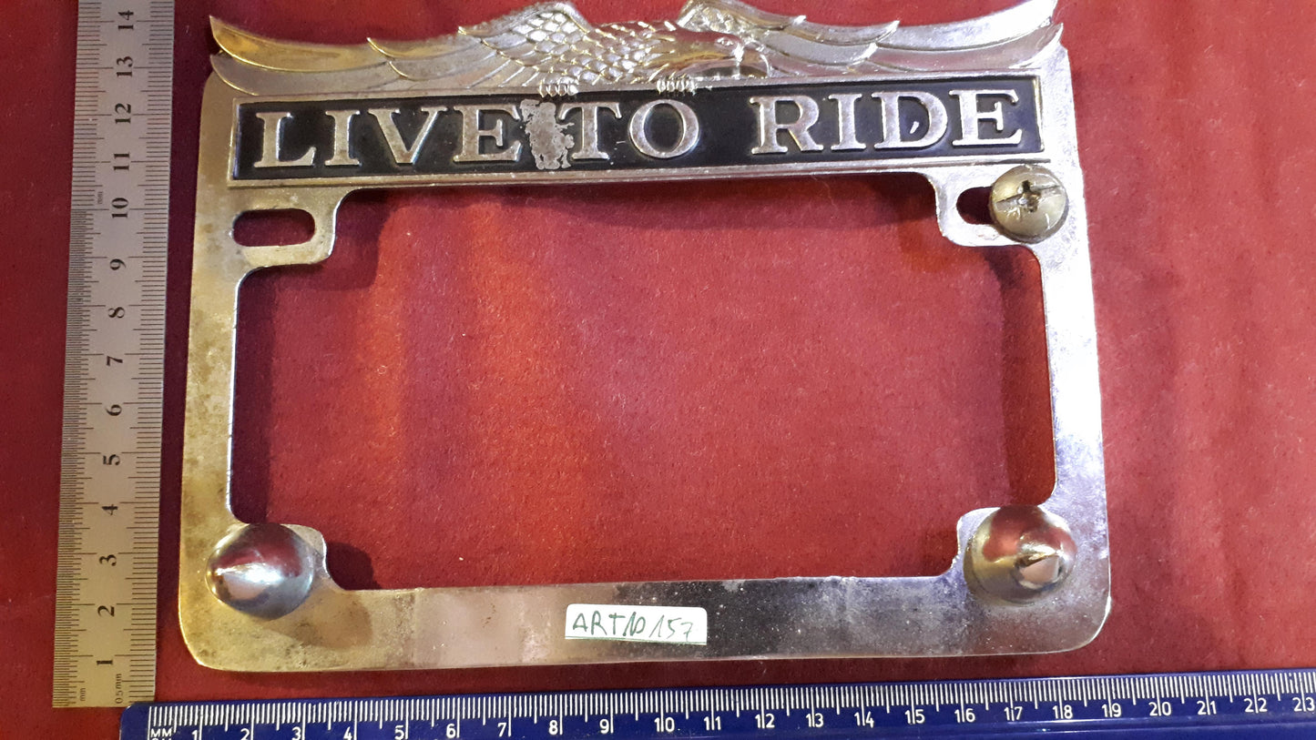 Motorcycle old number frame - rare [ART10157]