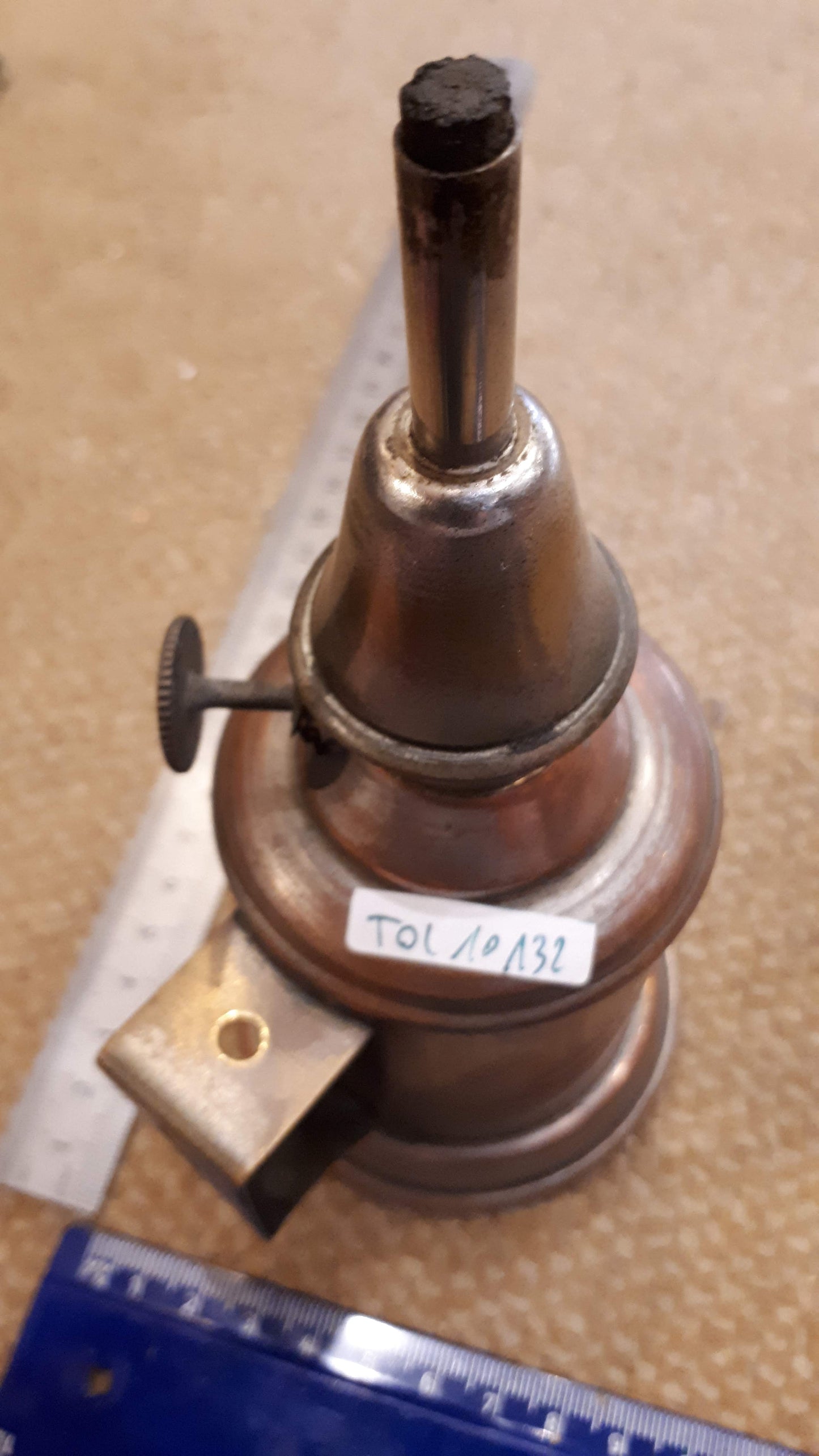 Vintage lab copper Fire heat_disinfection tool [TOL10132]