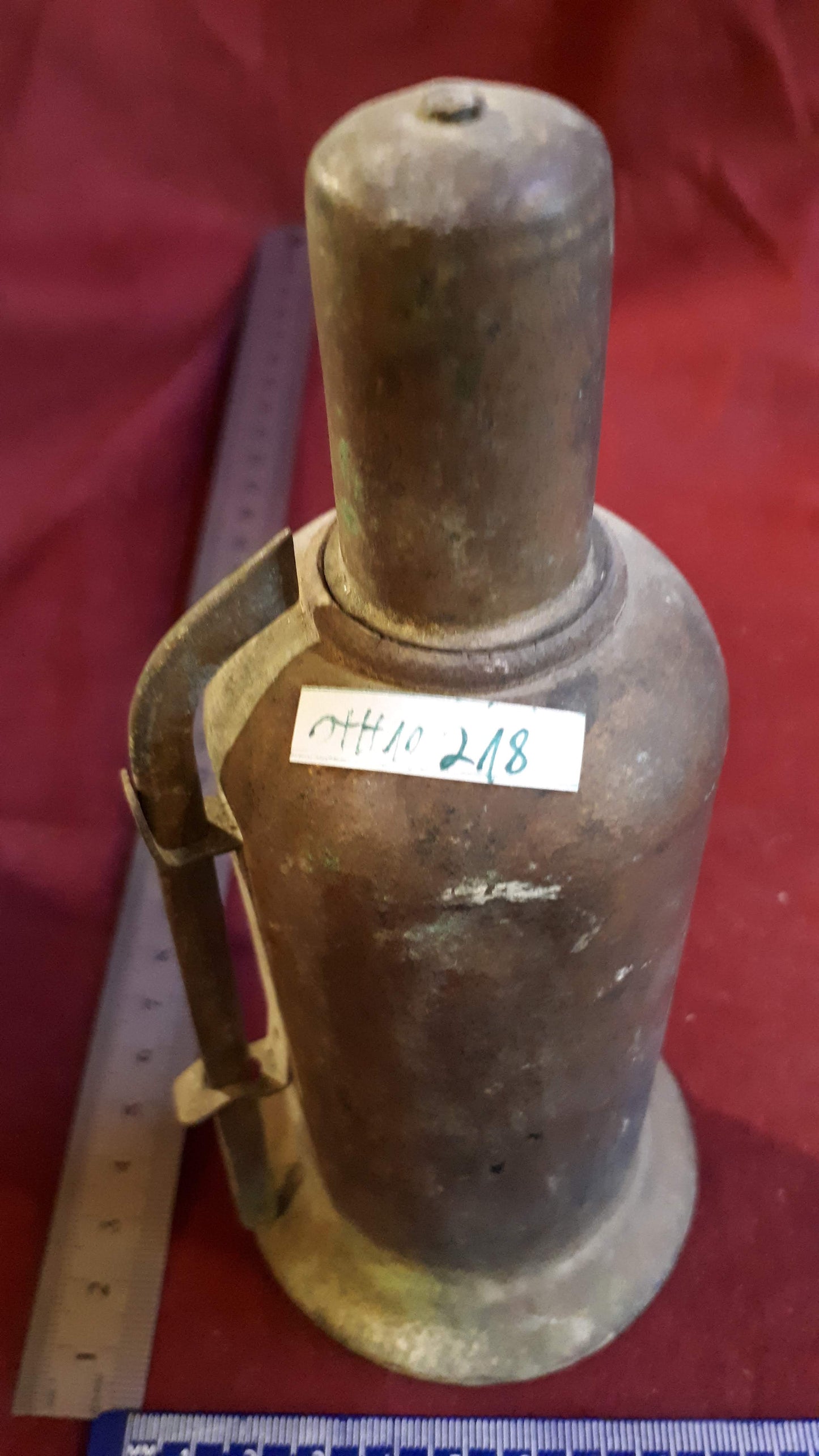 מגש נחושת למזכרת של יצחק רבין [ISR10136] 