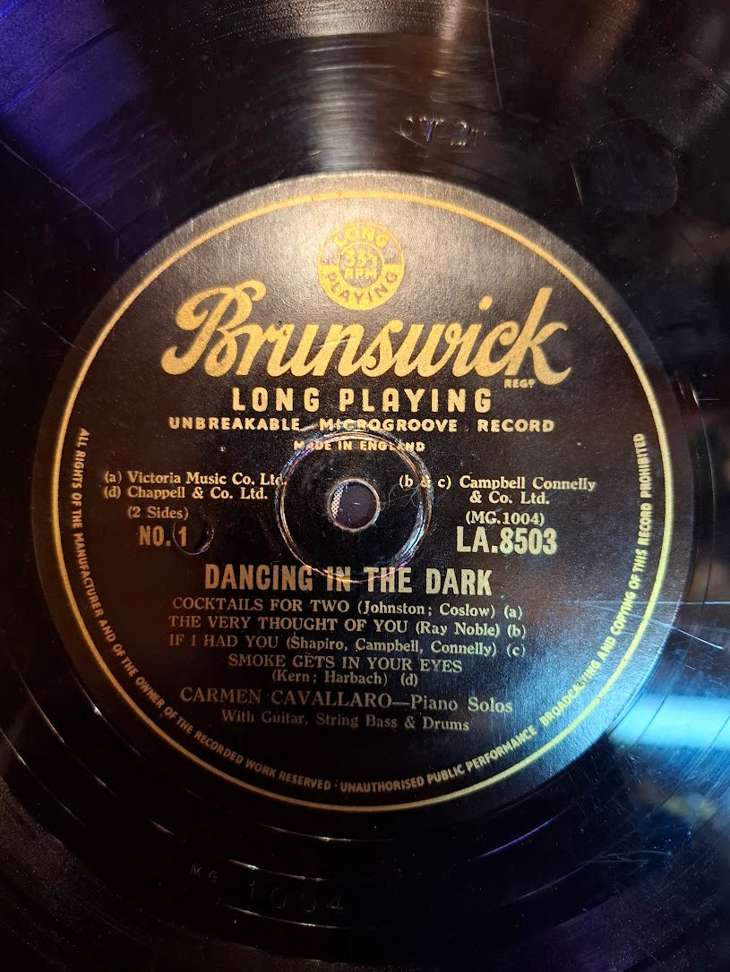 Carmen Cavallaro - Dancing in the dark, 1950 record [ENT10354]