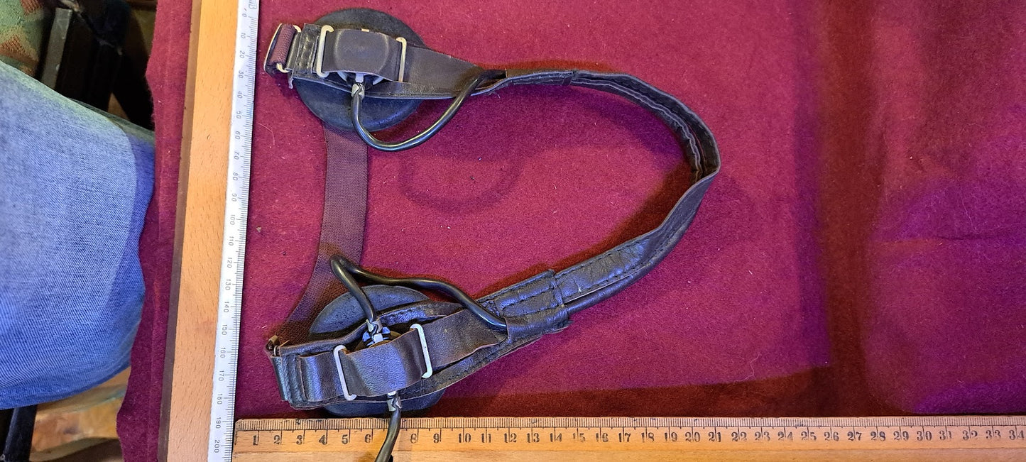 Military old communication headphones 1940s - Rare [ARM10137]