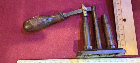 Antique Gunpowder filling old tool for weapon bullets - RARE! [ARM10136]