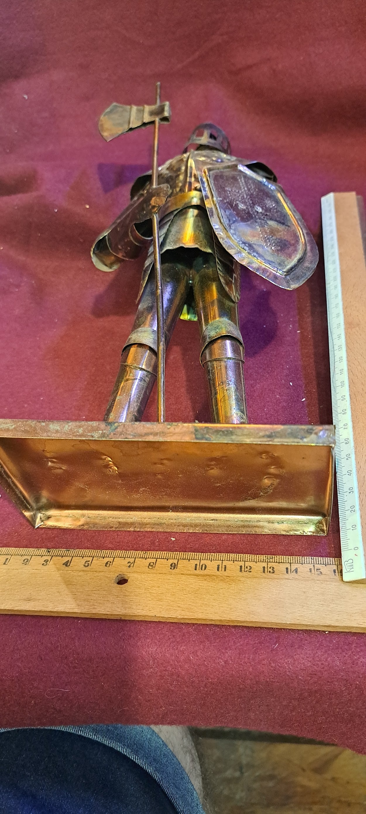 Copper Warrior tin Statue [ART10169]