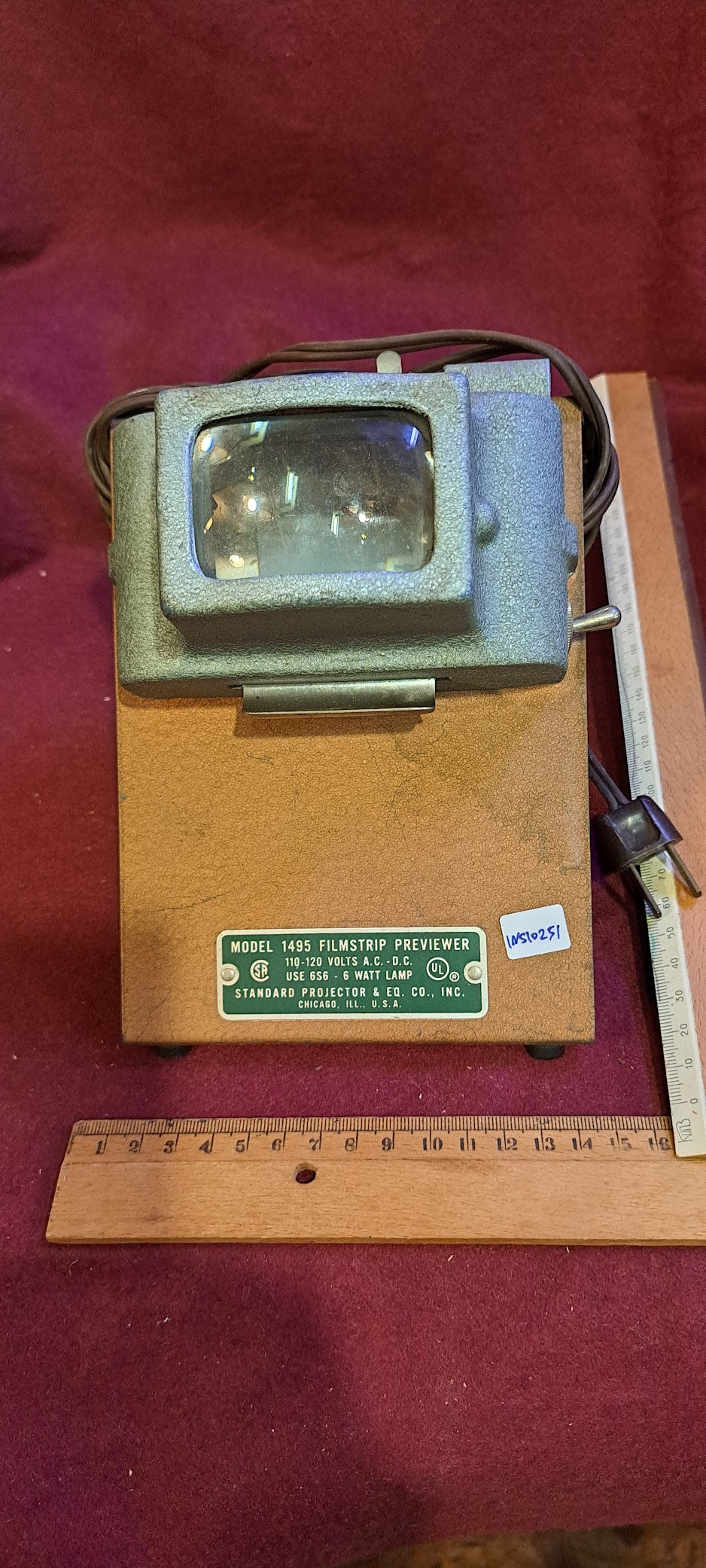 Antique Filmstrip previewer - Rare [INS10251]