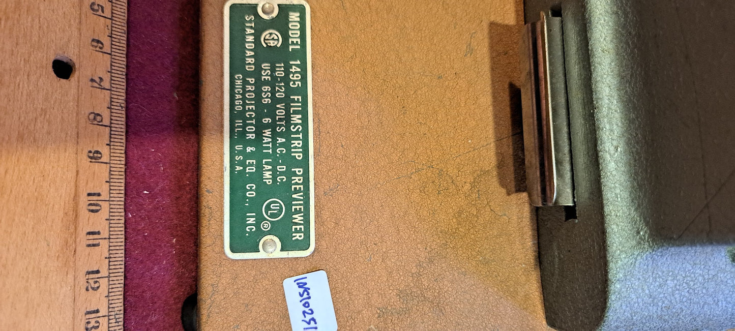 Antique Filmstrip previewer - Rare [INS10251]