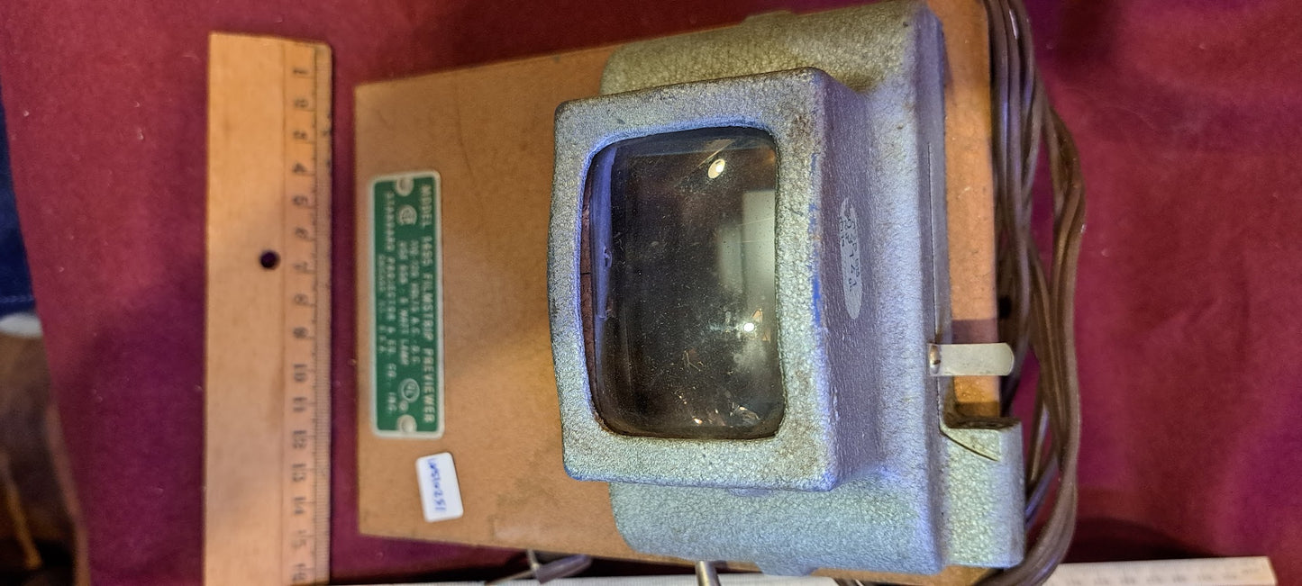 Antique Filmstrip previewer - Rare [INS10251]