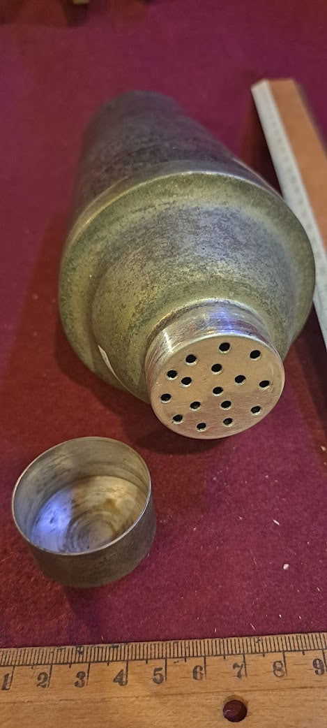 Vintage  Israeli silver plate Container [JUD10133]