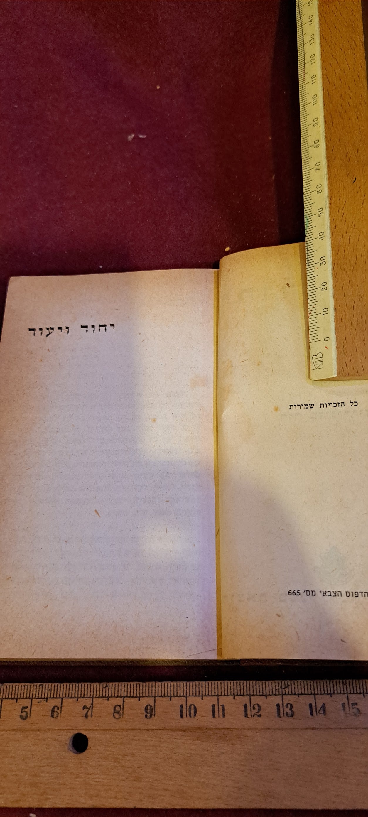 Ben Gurion Yehud and Mission Hebrew book [BOK10159]