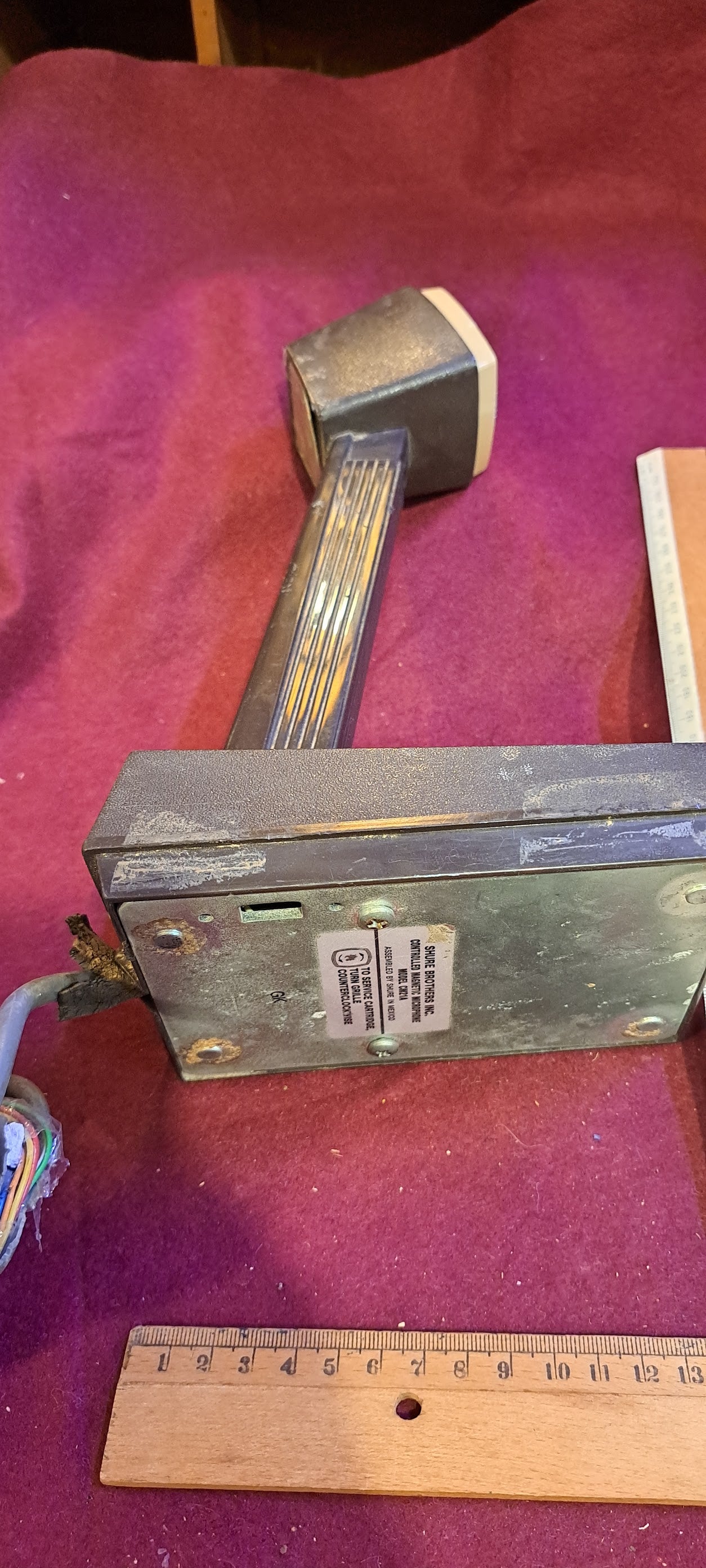Old communication microphone [INS10265]