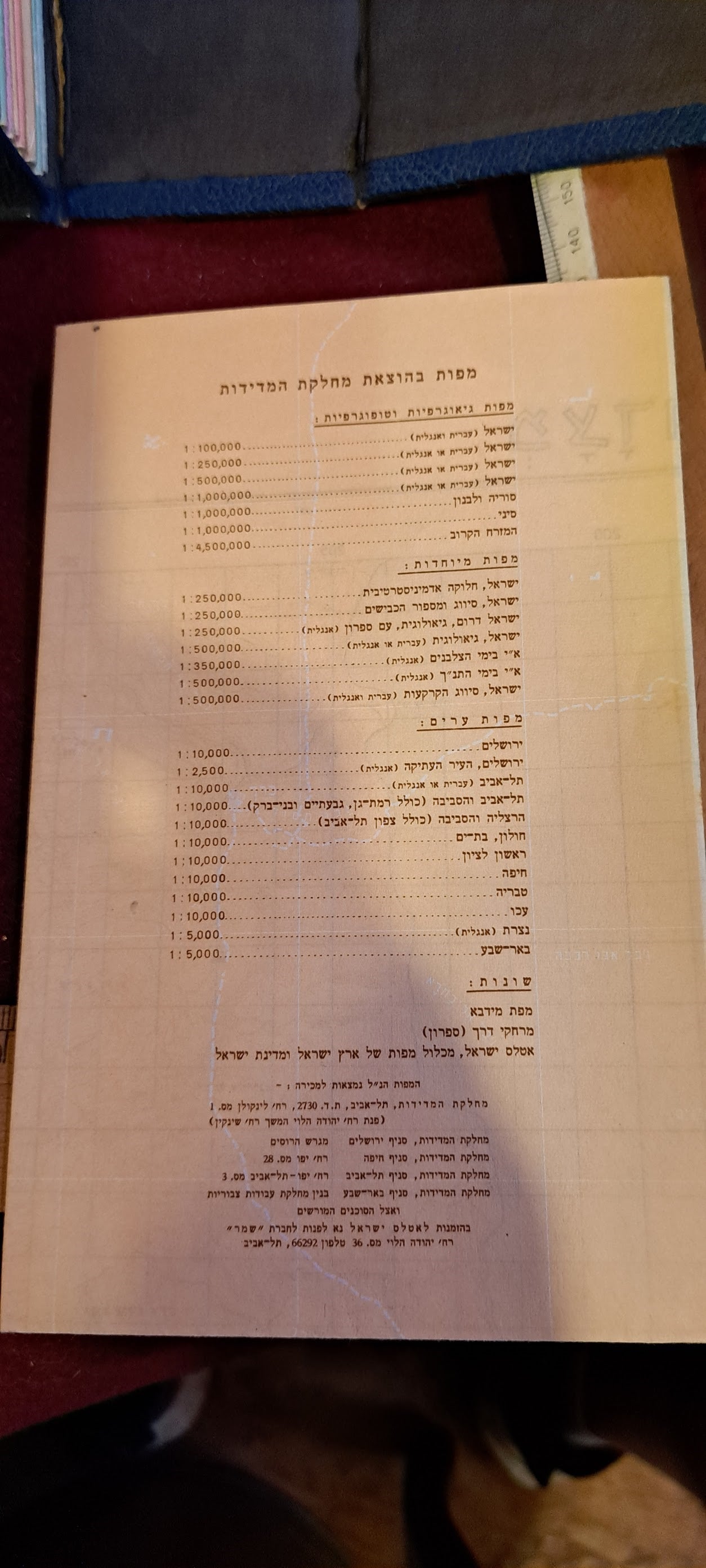 Israel old Maps set [BOK10185]