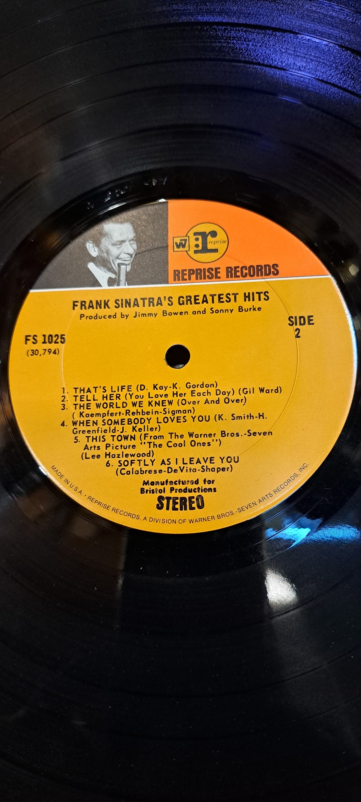 Frank Sinatra record [ENT10176]