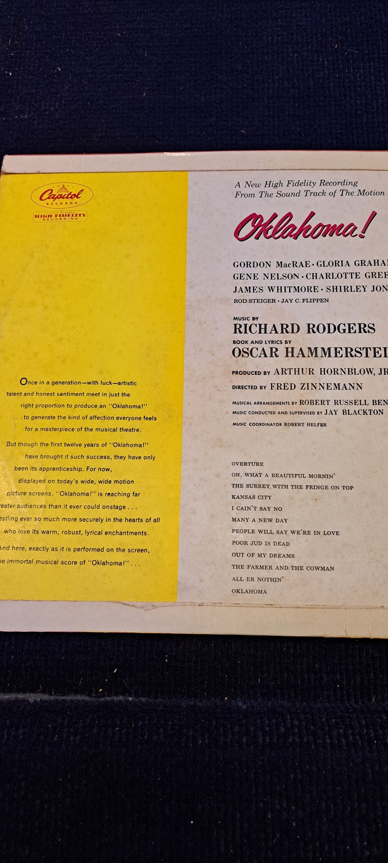 Oklahoma record [ENT10175]