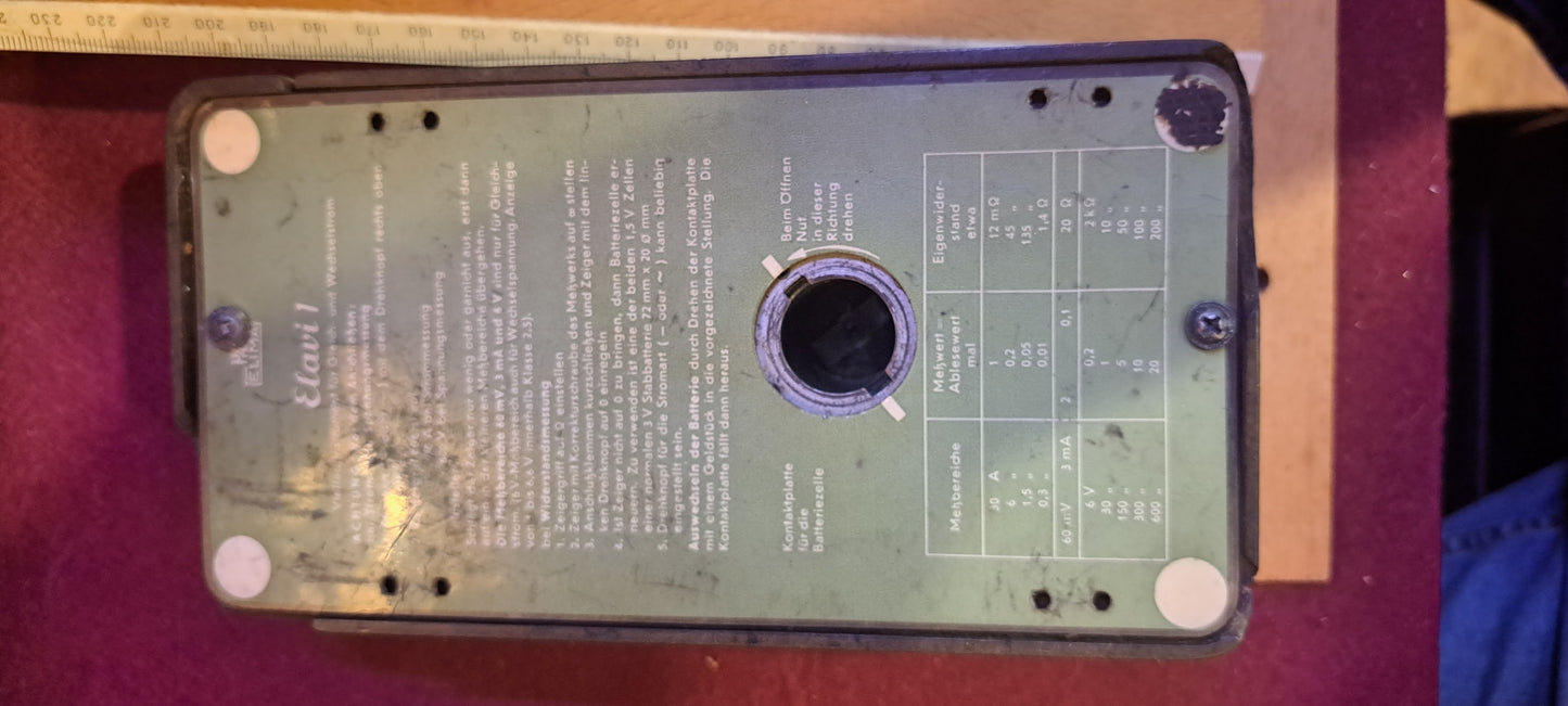 Vintage Multimeter analog [INS10278]