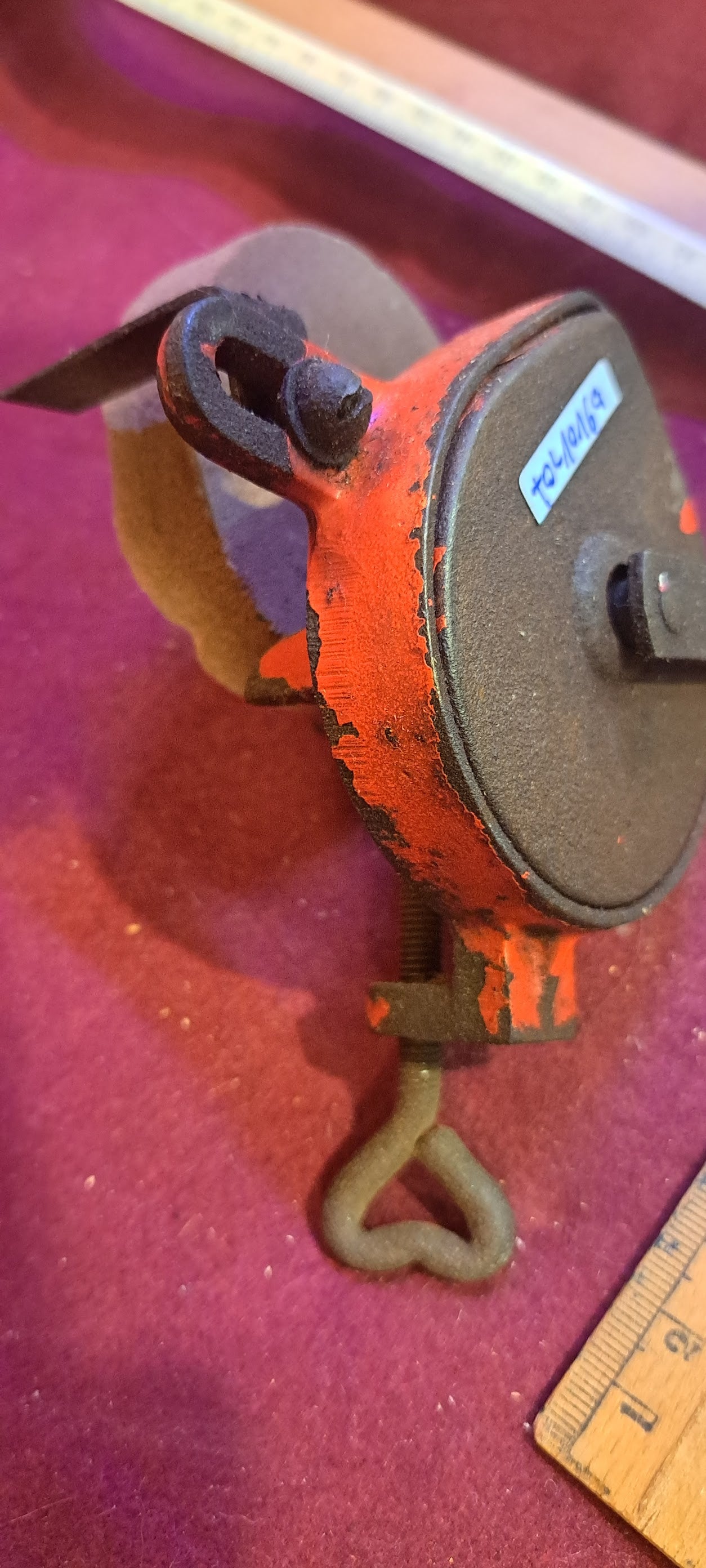 Vintage manual Lock grindstone [TOL10169]