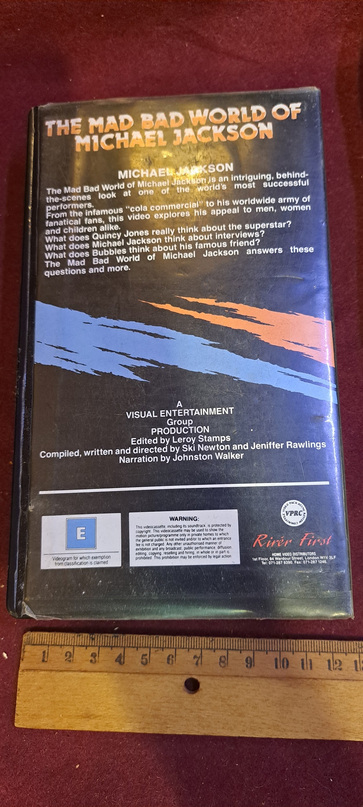 Michael Jackson video cassette VHS [ENT10180]
