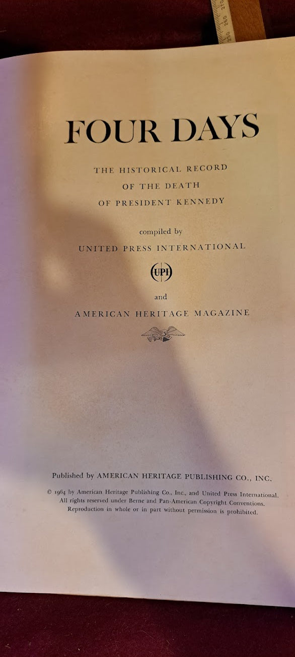 JFK death 4 days book 1964 [BOK10193]