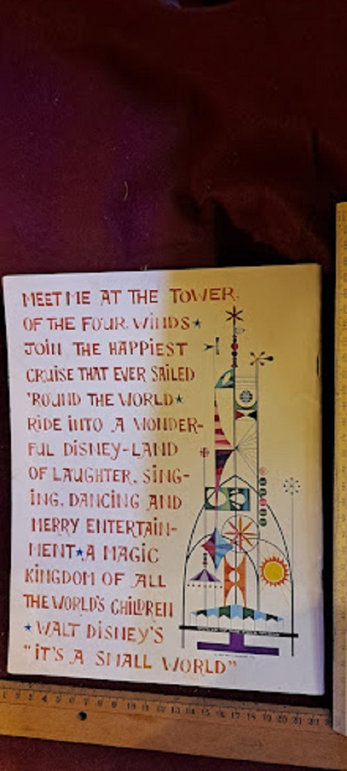 Its a small world Walt Disney book [BOK10201]