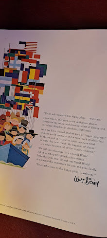 Its a small world Walt Disney book [BOK10201]