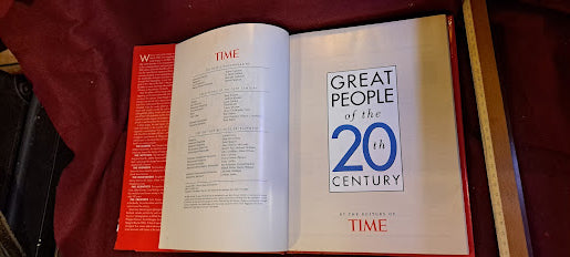 TIME Great people 20th century book [BOK10206]