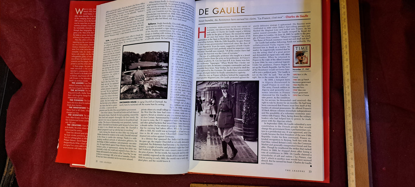 TIME Great people 20th century book [BOK10206]