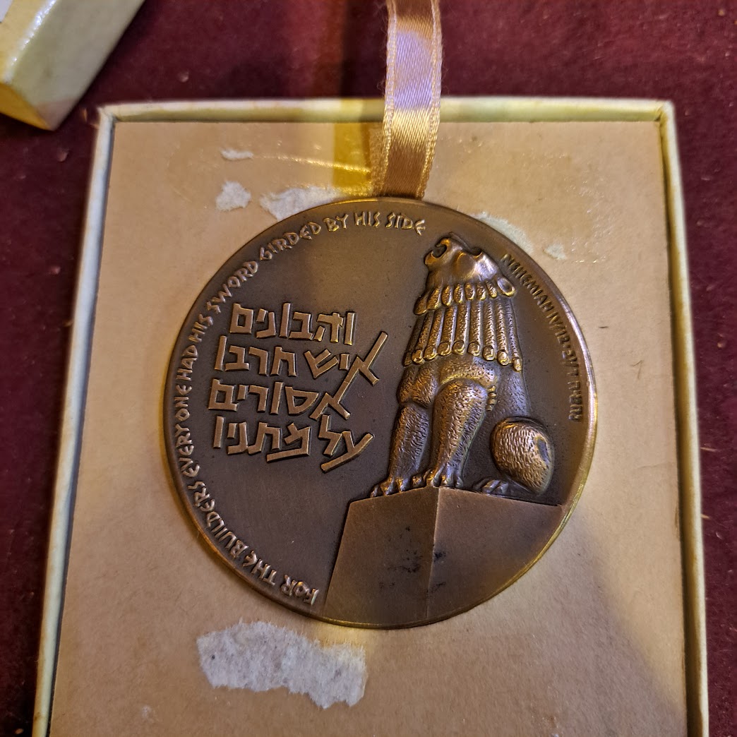 Israel bronze medal state for valour [ISR10141]