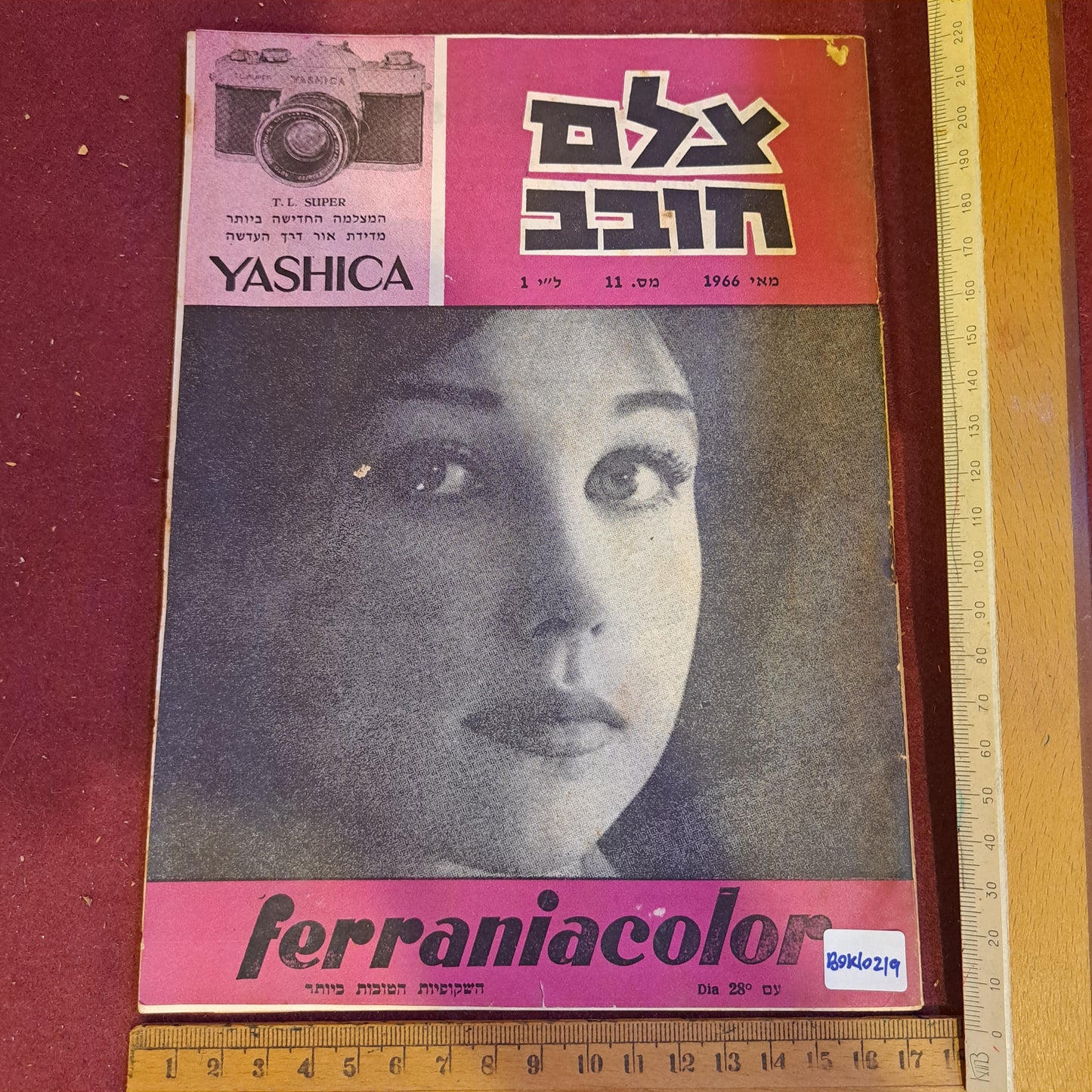 Amateur photographer Hebrew booklet 1966 [BOK10219]