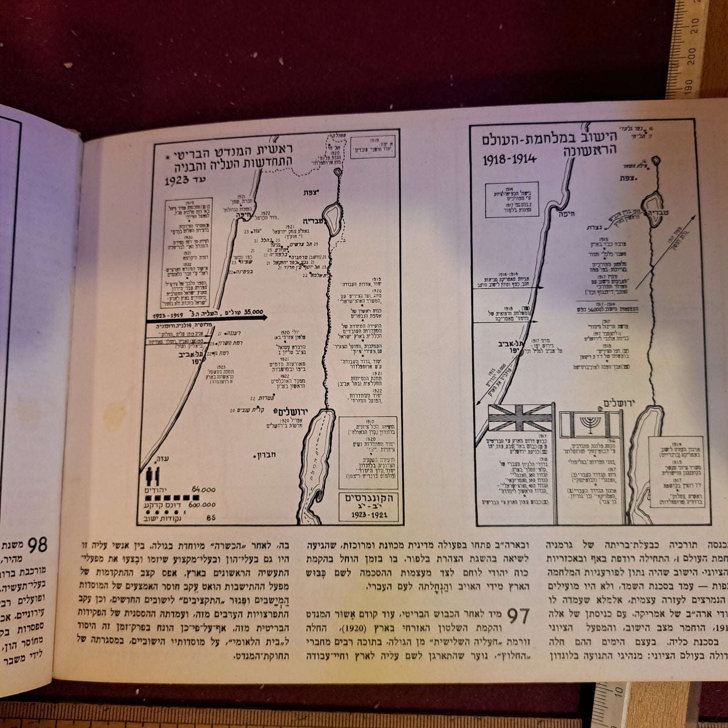 Hebrew historical Jewish atlas 1946 [BOK10220]