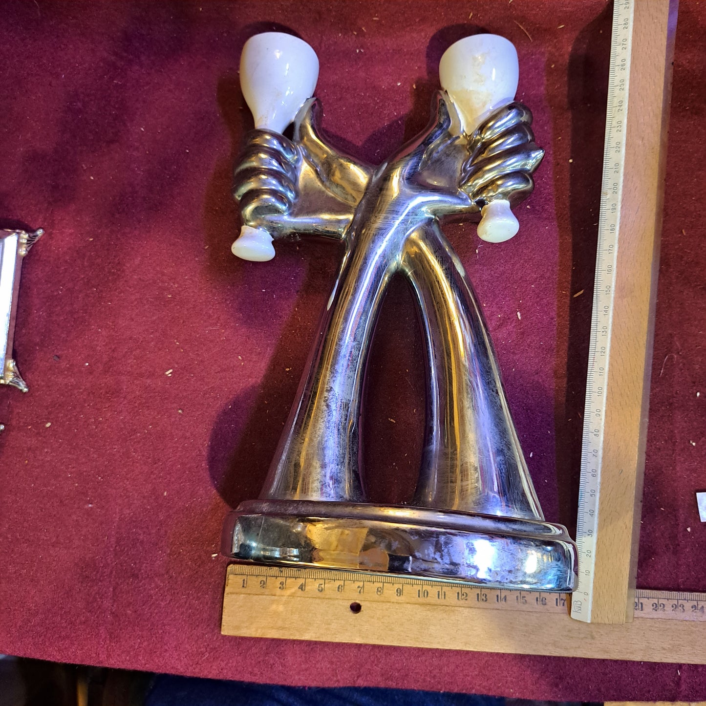 Jewish shabbat vintage candlesticks [JUD10149]